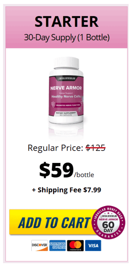 Nerve Armor 30 Day Supply Add To Cart