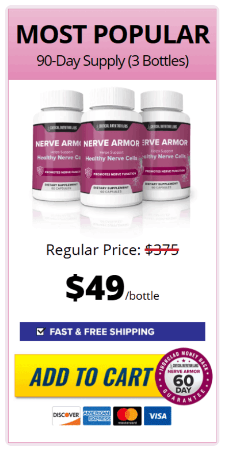 Nerve Armor 90 Day Supply Add To Cart